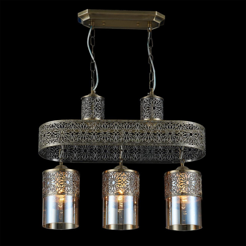 Люстра подвесная Citilux Эмир CL467233 бронза 56*20*48