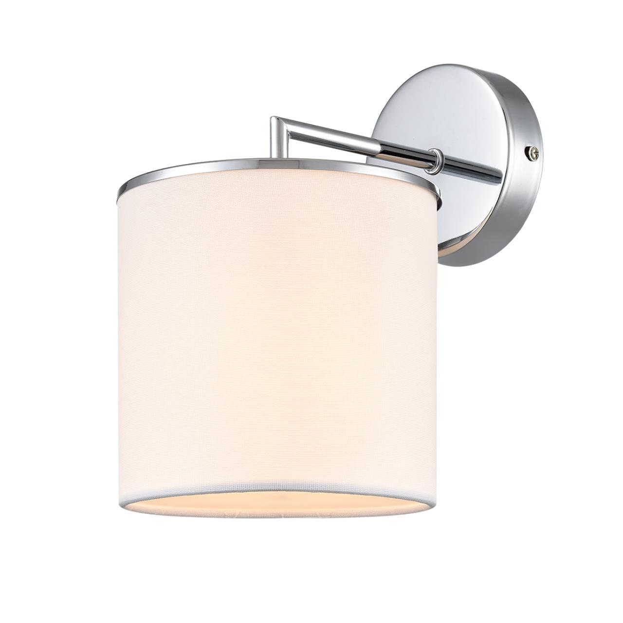 Бра 15*24 см, 1*E14 Lumion SUNTORI 6591/1W хром, белый