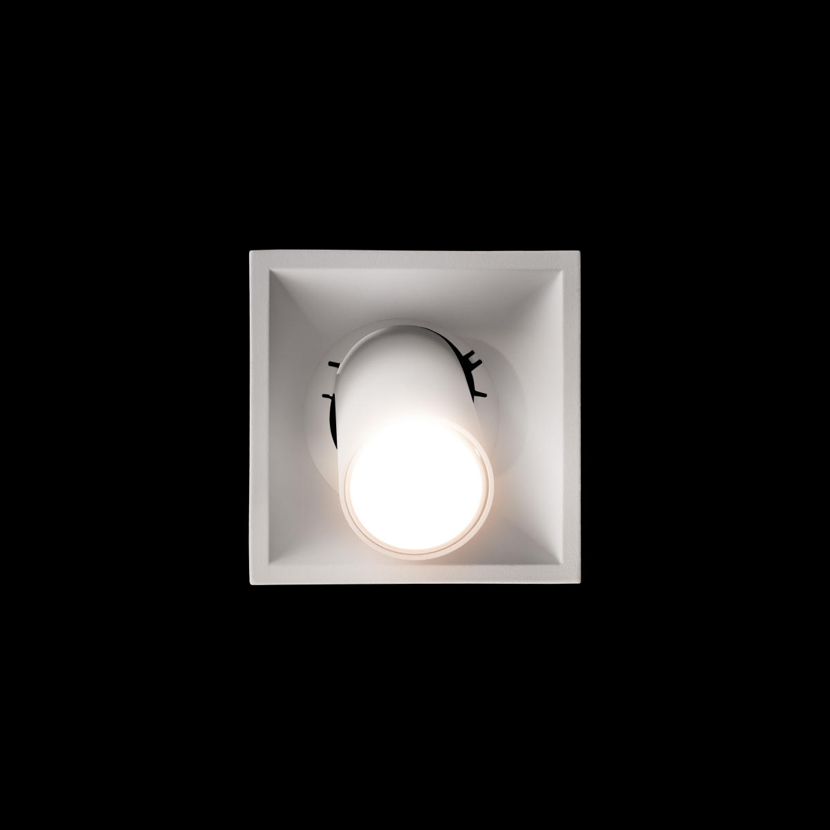 Встраиваемый светильник 9*9*9 см, 1*LED*10W 4000K LOFT IT Lens 10322/B White белый