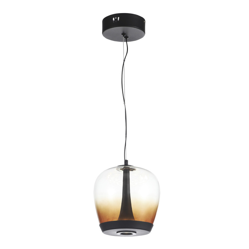 Подвесной светильник 20*200 см, LED, 17W,  3000К, ST-Luce Ripple SL6014.413.01 черный