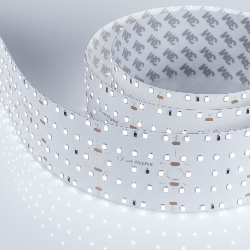 Лента S2-2500 24V White 6000K 59mm (2835, 420 LED/m, LUX) (Arlight, 30 Вт/м, IP20) 023406. Цена указана за 2,5 метров. Продается кратно 2,5 метрам.