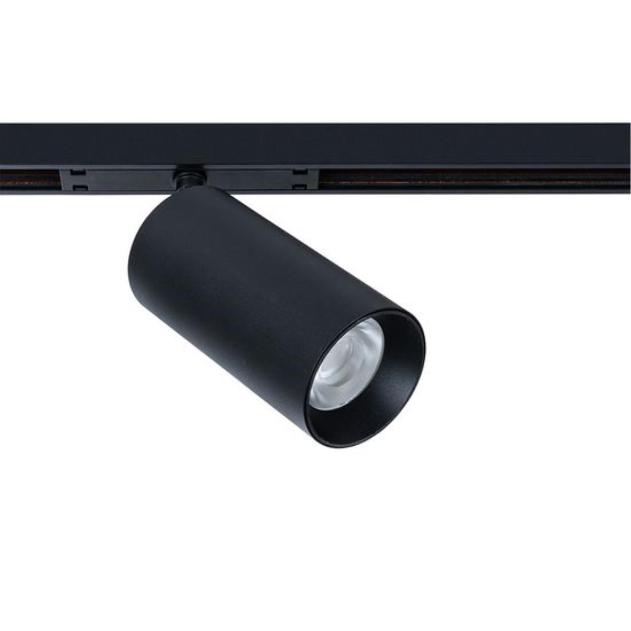 Трековый светильник 5,7 см, LED 12W 4000K черный Arte Lamp Optima A7261PL-1BK