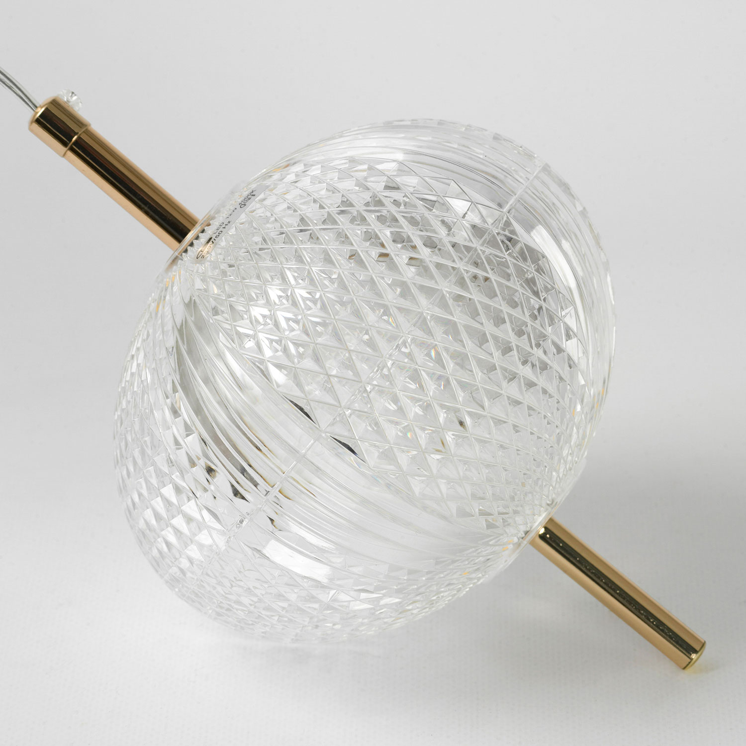 Подвесной светильник 15*160 см, 1*LED*12W 4000K блестящее золото Lussole Duval LSP-7141