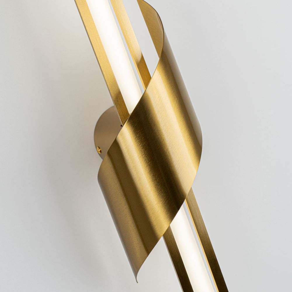 Бра 12*11*-64 см, *LED*6W, 4200K, Modelux  ML.655.650 BS, Латунь