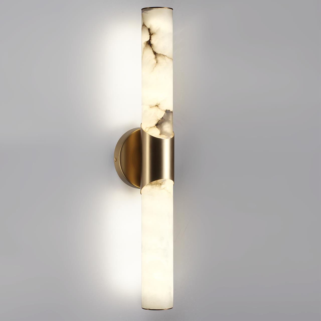 Бра 12*6*57,2 см, 1 LED*12W, 3000 К, Odeon Light Marbella, латунь 6672/12WL