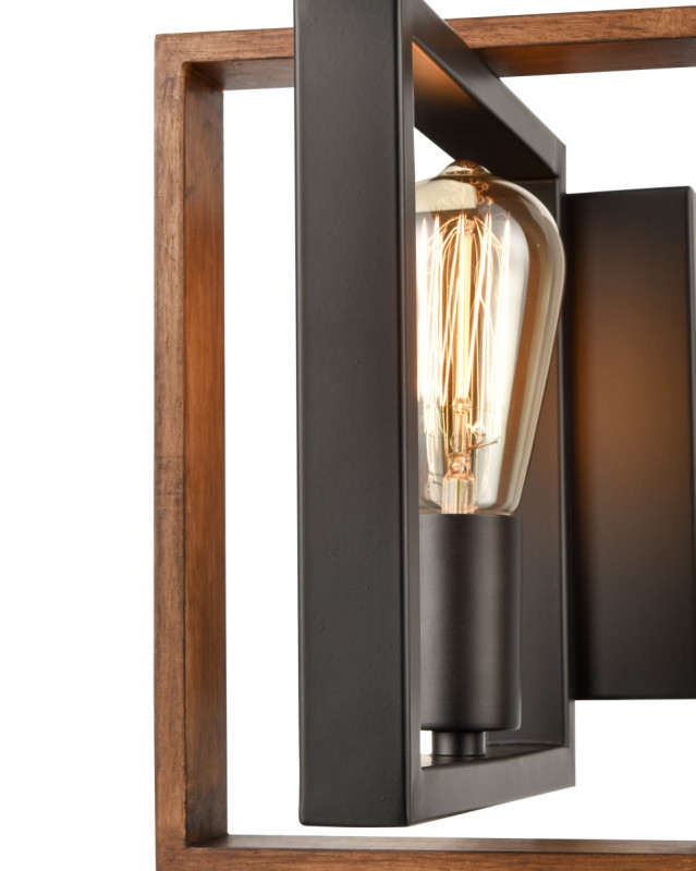 Светильник 26 см, Vele Luce Thomas VL6432W01, черный-дерево