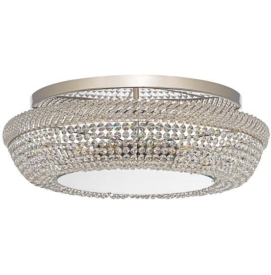 Люстра *60*15 см, 8*E27*60W, Dio D`arte Bari Nickel Bari E 1.4.60.100 N, Матовый никель