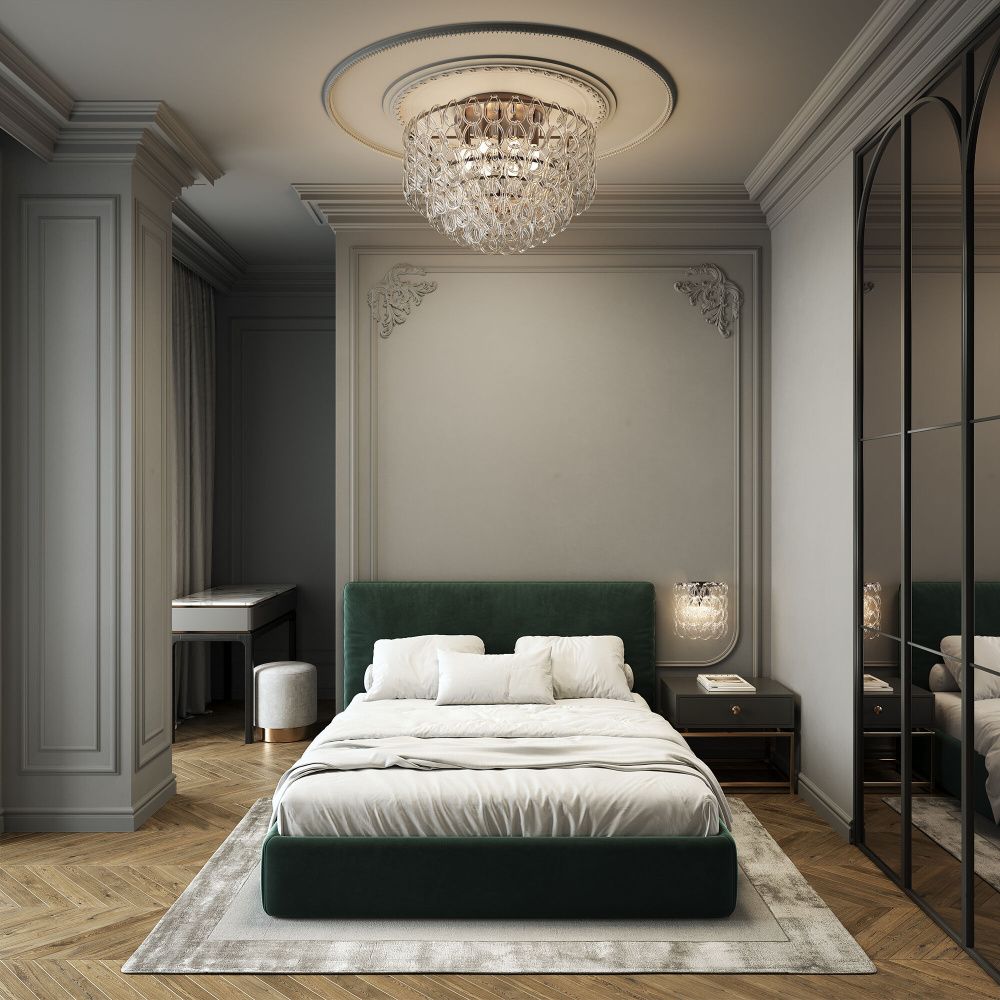 Светильник 60*60*40 см, 8*E14*40W, Bogate's Cappio 380/8, никель, a070615