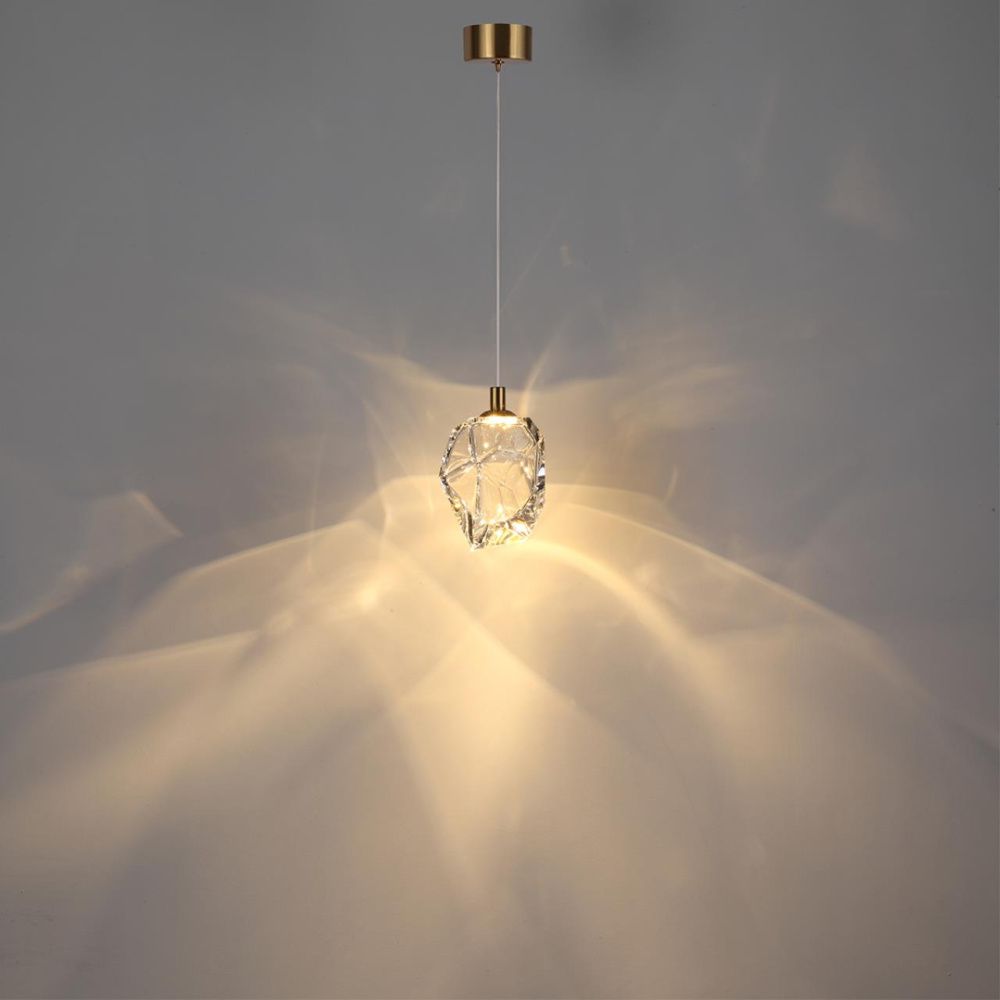 Подвесной светильник 13*46*250- см, 1*LED*4W, 3000K, Odeon Light Gemme 7114/4LB, прозрачный