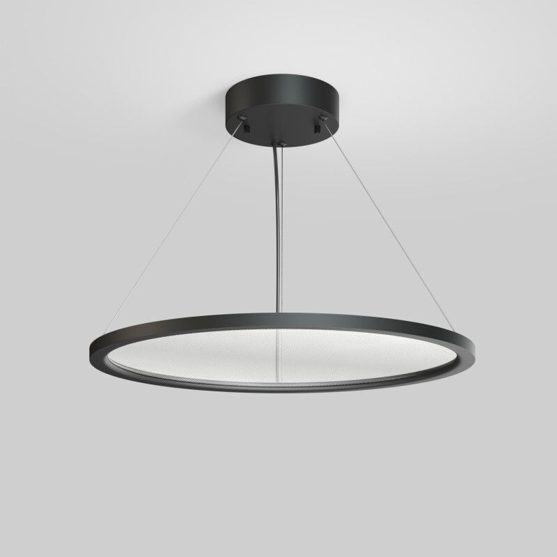 Подвесной светильник 60 см, 35W, 3000-6000K, Denkirs VEIL DK6617-BK, черный