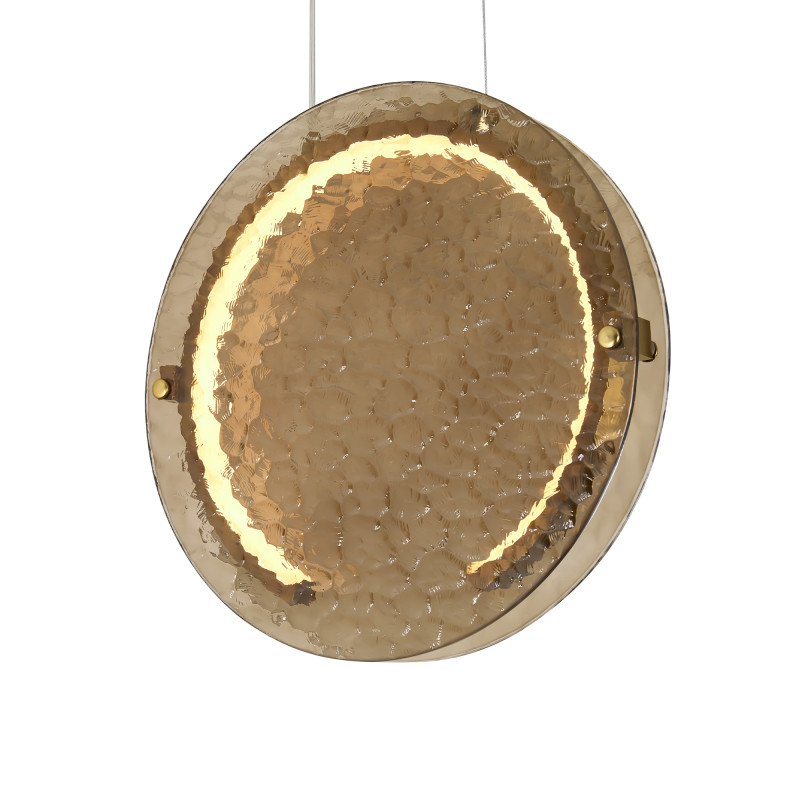 Подвесной светильник 30*4*234 см, LED, 14W, 3000К, Freya Eclat FR6182PL-L14BS латунный