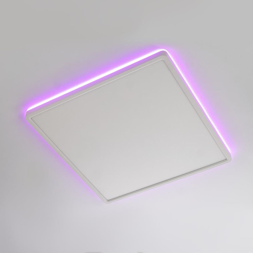Светильник накладной 40*40*-2,5 см, *LED*50W, 3000-5500K, Citilux Norma CL749K400, Белый
