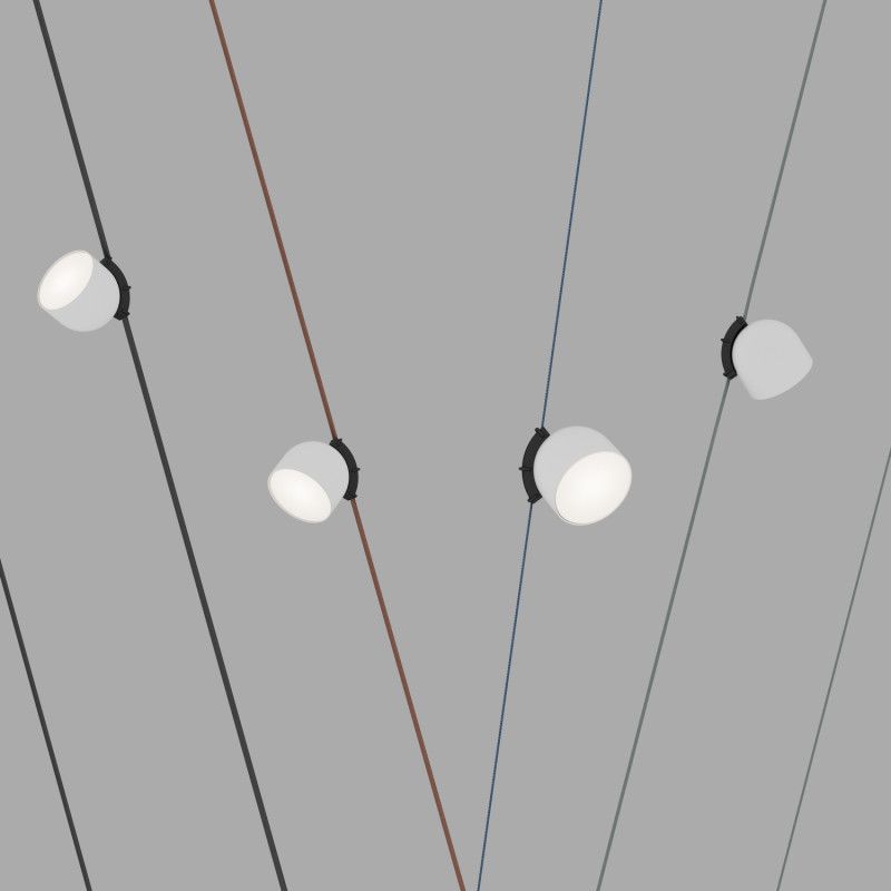 Светильник на шине *10*10,7- см, *LED*12W, 2700-6000K, Denkirs BELTY SPOT DK5642-WH+BK, черный пластик