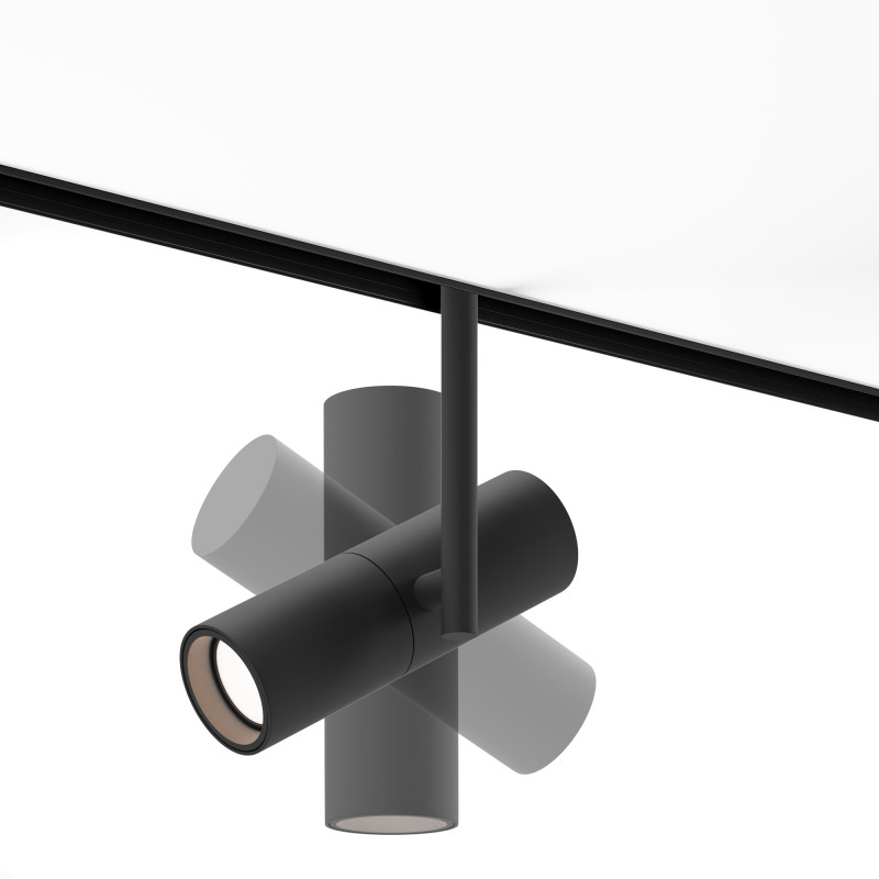 Светильник на шине 5,2*5,2*23,2 см, LED, 12W, 4000К, Maytoni Technical Elti TR005-2-12W4K-B черный