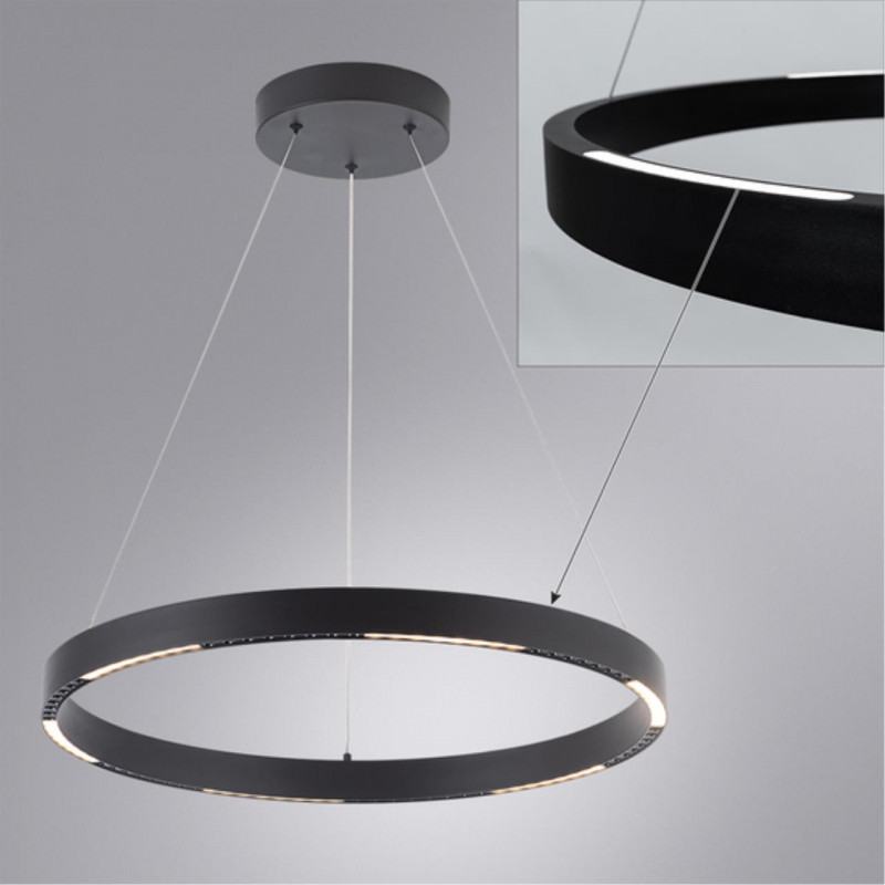 Светильник 60 см, 32W, 3000-6000K, Arte Lamp LAO A2189LM-1BK, черный