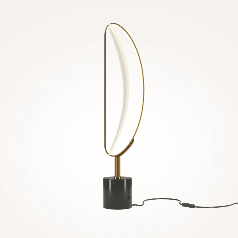 Настольная лампа 18*63,1 см, LED, 15W, 3000К, Maytoni Breeze MOD281TL-L15BS3K латунный