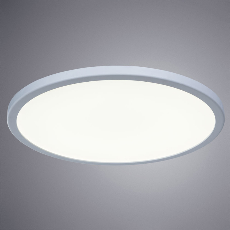 Встраиваемый светодиодный светильник 23 см 20W LED, 4000K, Arte Lamp Mesura A7976PL-1WH, белый