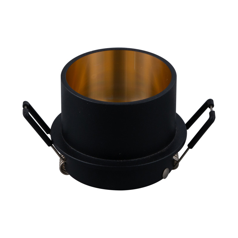 Встраиваемый светильник Maytoni Reif DL050-01GB, черный-золото