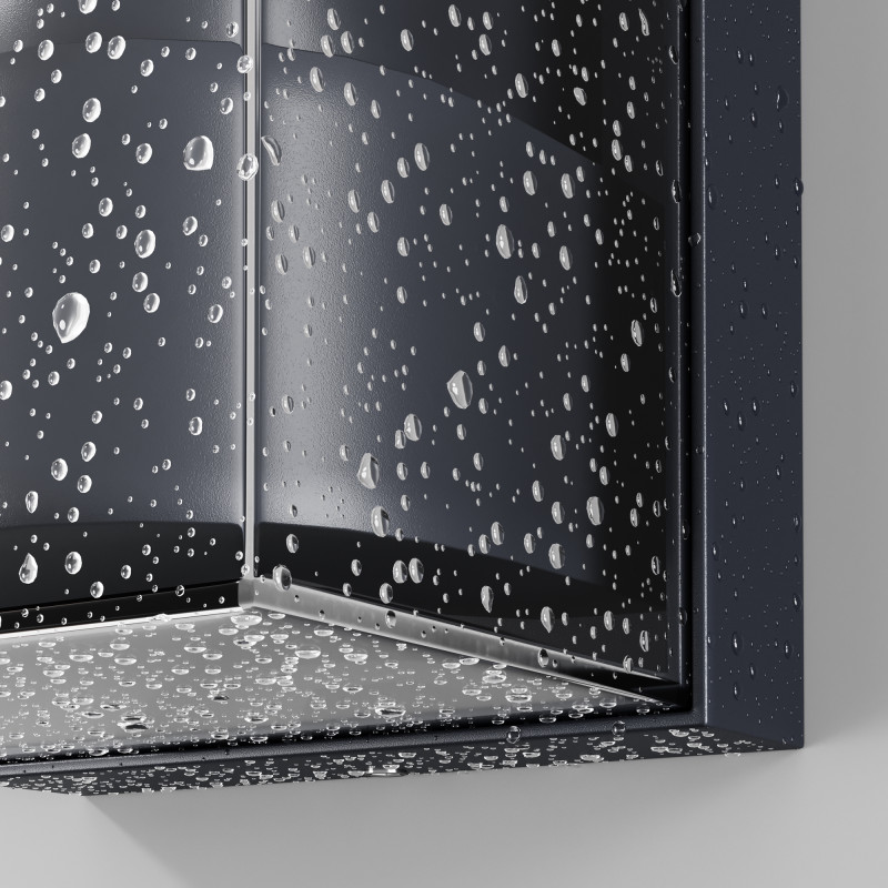 Светильник настенный 25,6*8,6*8,8 см, 1*E27, 15W, Maytoni Conf O450WL-01GF серый