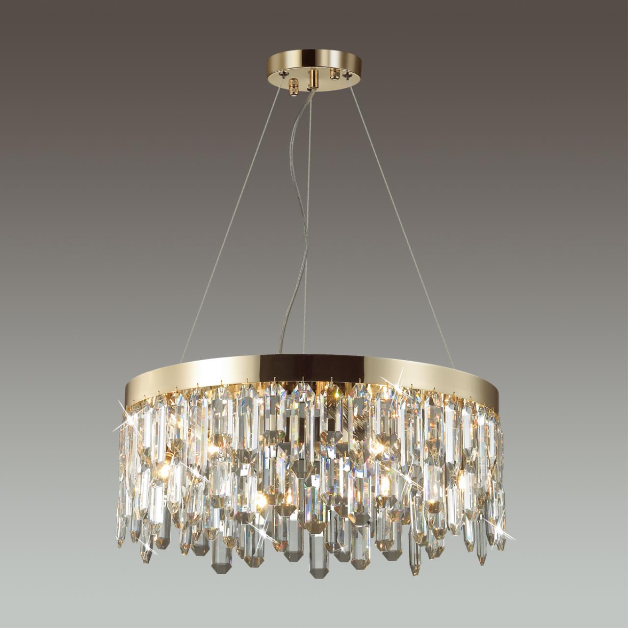 Подвесной светильник Диаметр 51 см Odeon Light Dakisa 4986/6 Золото