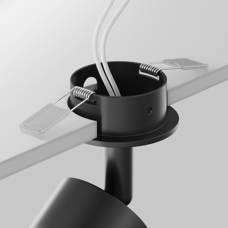 Встраиваемый светильник Maytoni Focus C018CL-01B, черный