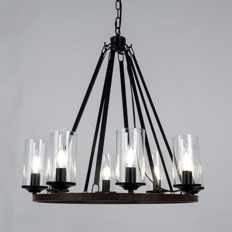 Люстра 60 см Arte Lamp DALIM  A7014SP-8BK черный