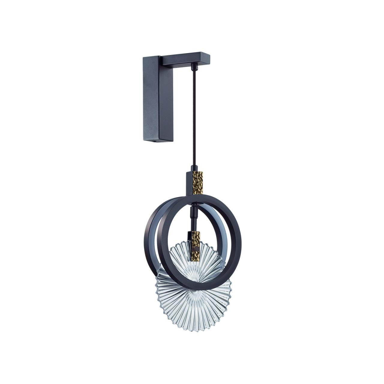 Бра 1*LED*17W, 3000К, 986lm Odeon Light Mercury 5421/17WL, черный