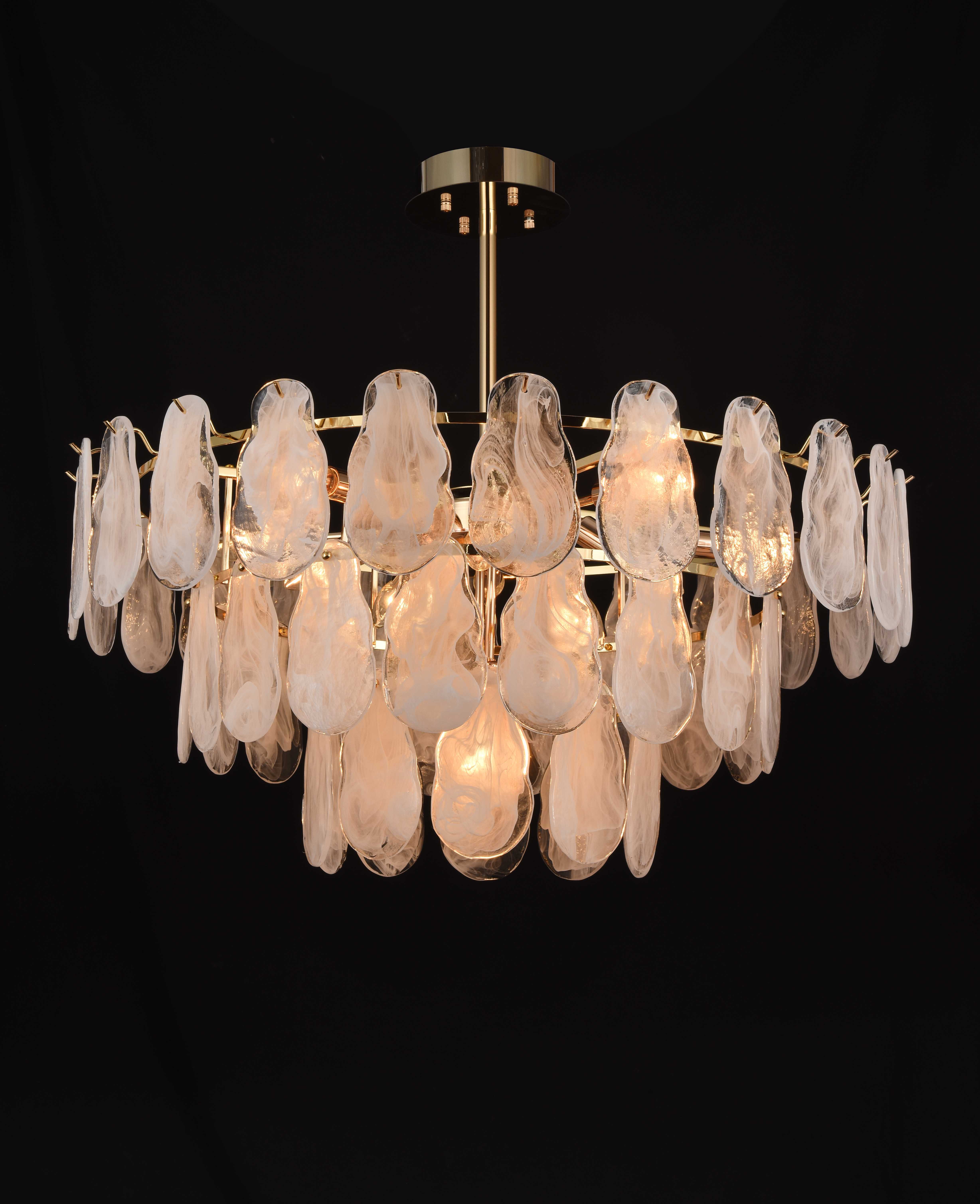 Люстра 800*370, 12*E14, 40W NewRgy Cristallo 5161/800 GD, Золото