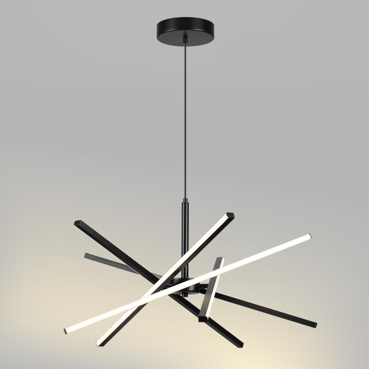 Светильник подвесной 70*150 см, 1*LED*60W 4000K Lumion Parker 6563/60L черный