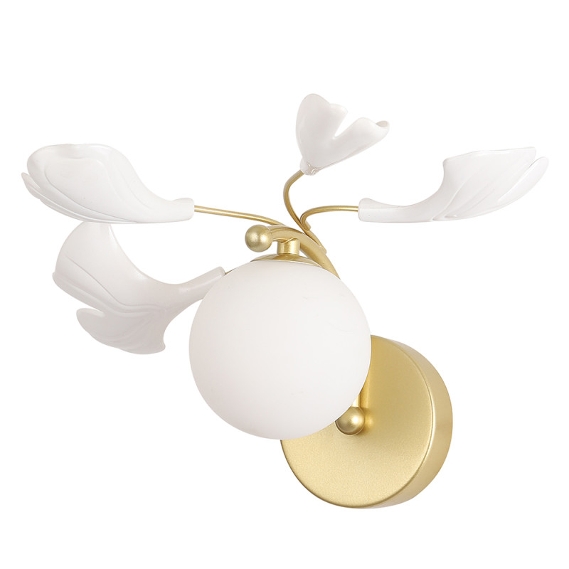 Бра 24 см, Crystal Lux COLIBRI AP1 GOLD, золото