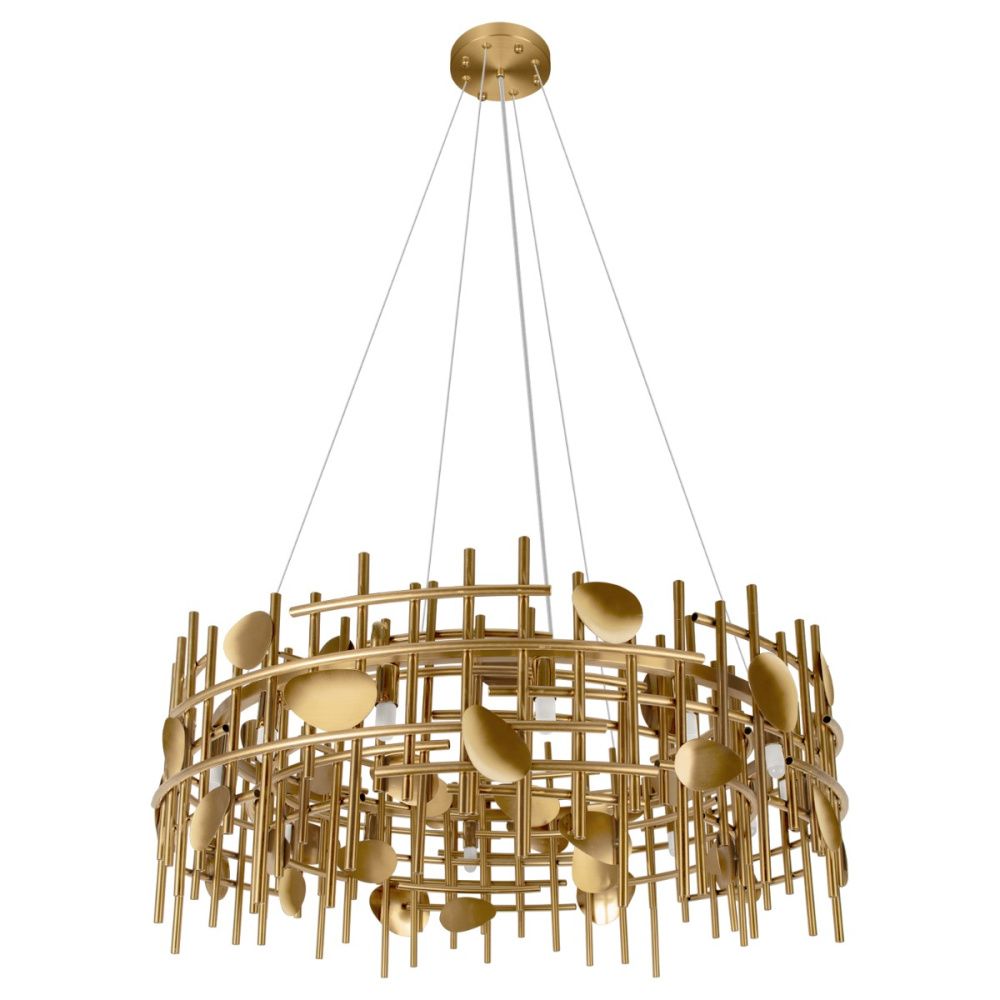 Подвесная люстра 80 см, Loft IT Escama 10396/800C, золото