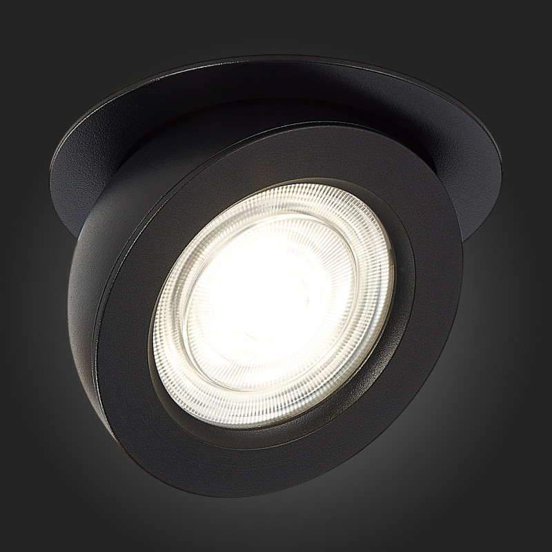 Встраиваемый светильник 11 см, 10W 4000K ST LUCE Встраиваемые светильники ST654.448.10 Черный