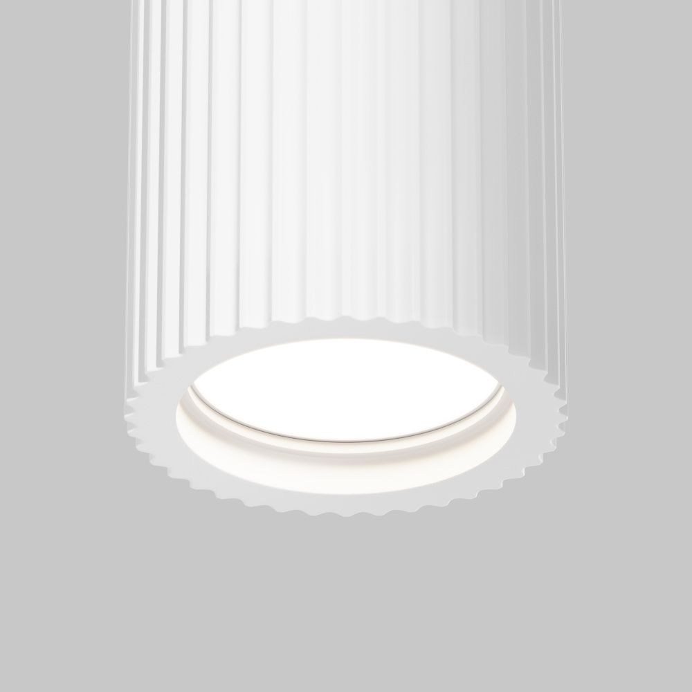 Светильник  C121CL-GU10-W **-9 см, 1*GU10*10W, K, Maytoni technical Conik gyps C121CL-GU10-W, Белый