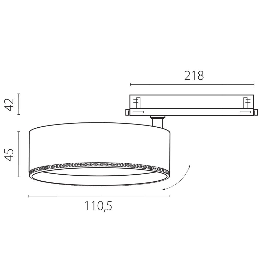 Светильник Quattro DALI 15,8*11*4,5 см, *30W, 3000K, Lightstar Alta Pro A5637DALI, Черный