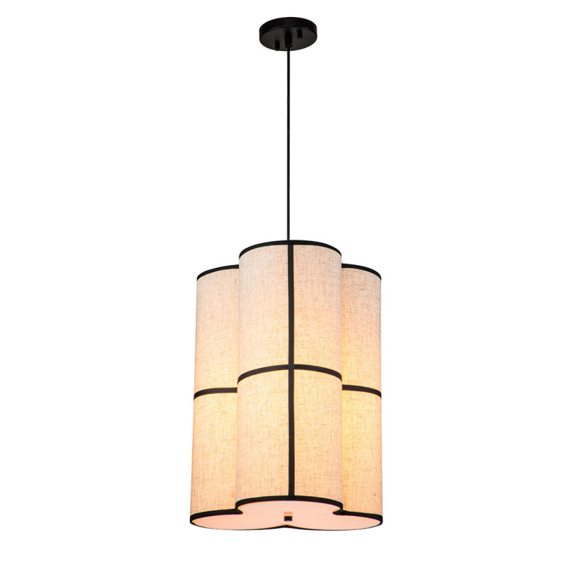 Подвесной светильник 600*600*720/2220 мм, 3*E27 черный Indigo Triade V000350, 13019/A/3P Black