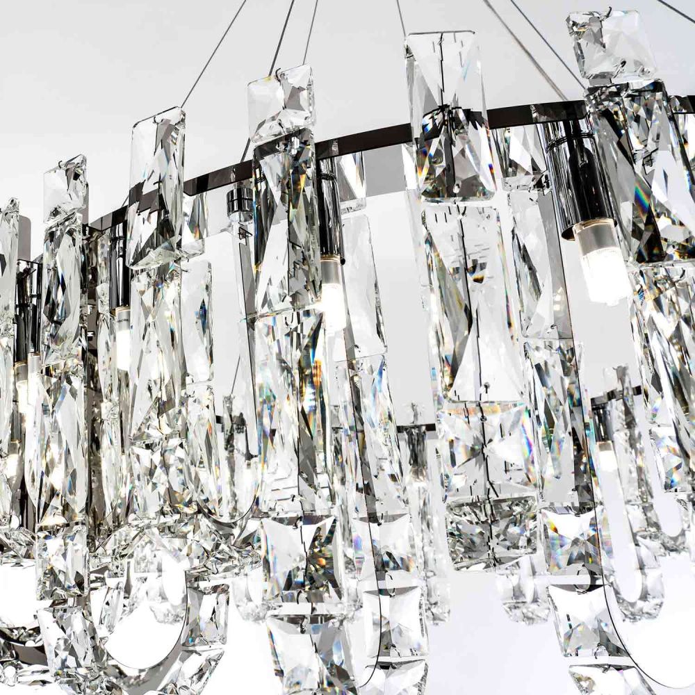 Подвесная люстра 80 см MODELUX ML.6621.19 CR хром