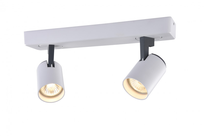 Спот 7*32*13 см, 2*GU10 белый, графитовый Vele Luce Lexi VL8071S02