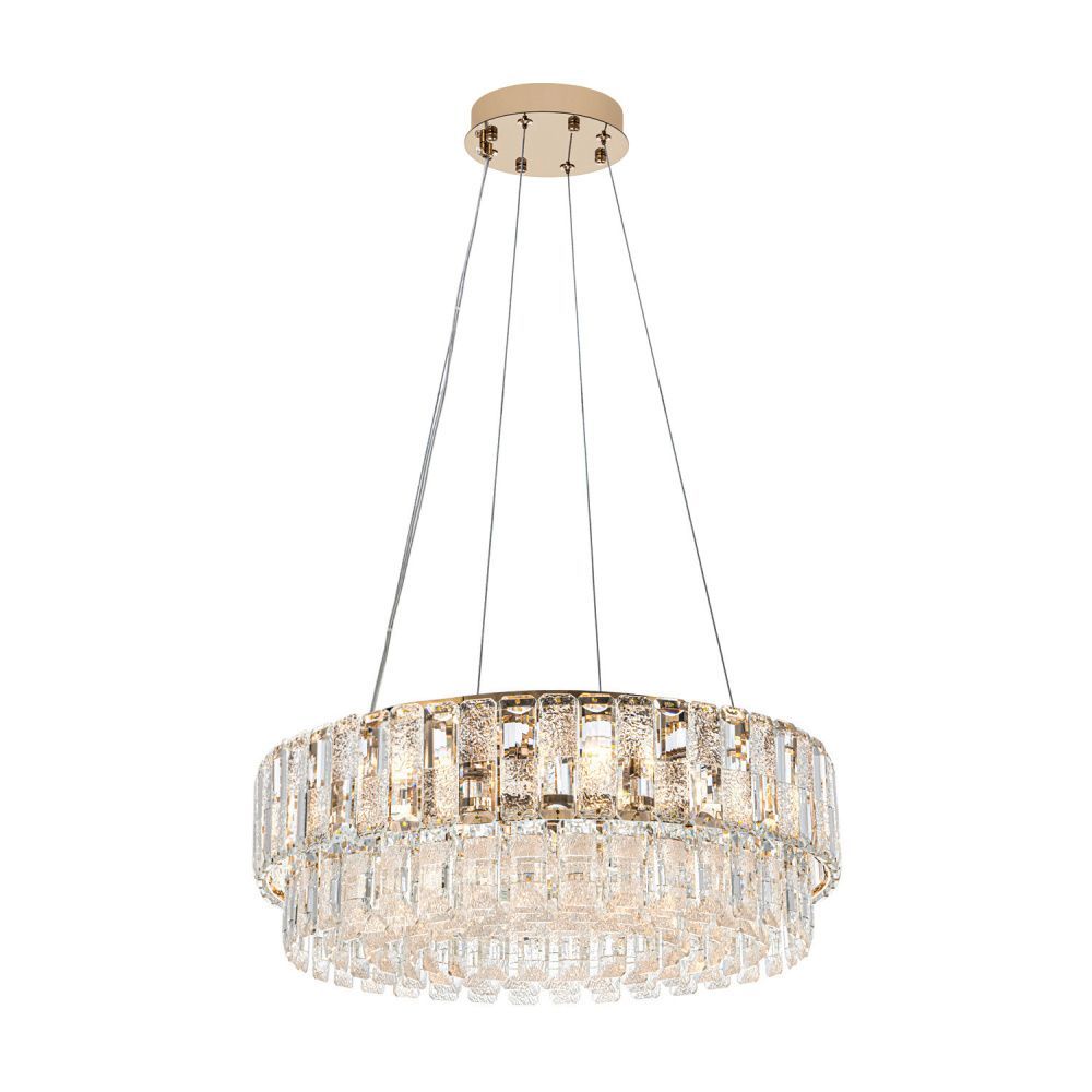 Люстра 50*16,5*-18 см, 7*Е14*40W, Modelux  ML.7039.500 GD, Золото