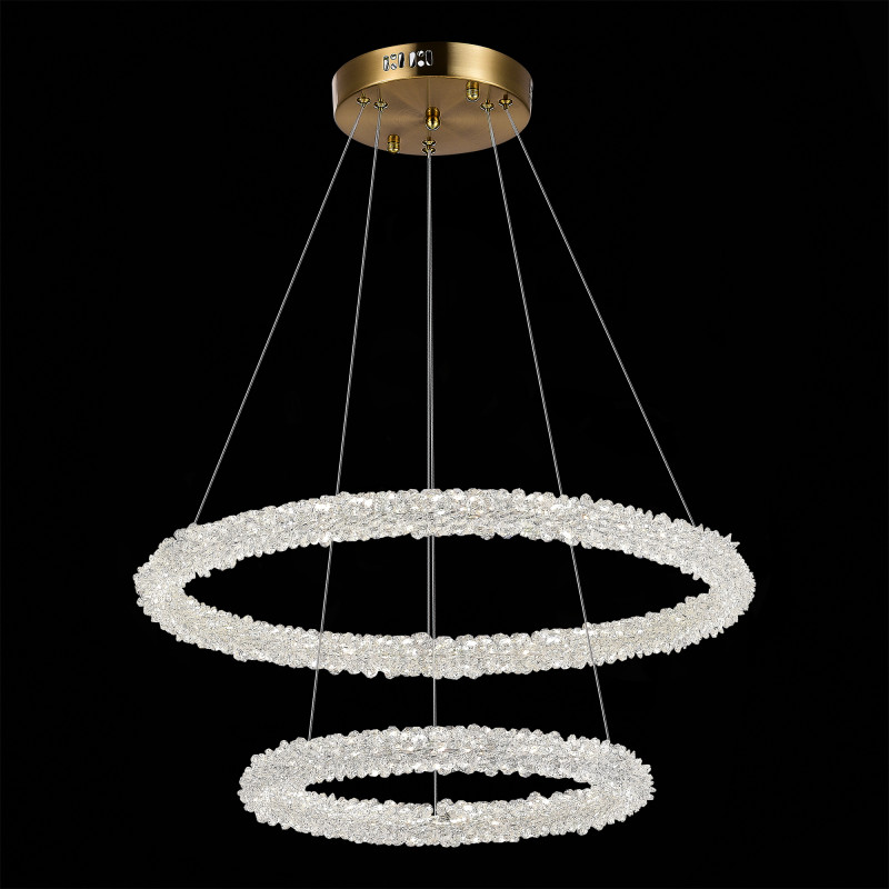 Люстра подвесная 60 см, 55W 3000 - 6500K ST LUCE AVANA SL6110.203.02 Золотистый