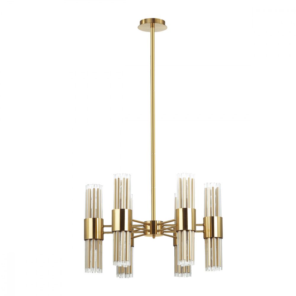Люстра на штанге Odeon Light Viketa 4786/12, диаметр 62 см, золото