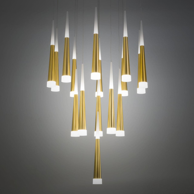 Люстра 66*300 см LED*112 W, 3000 К Citilux Вегас Шампань CL227162
