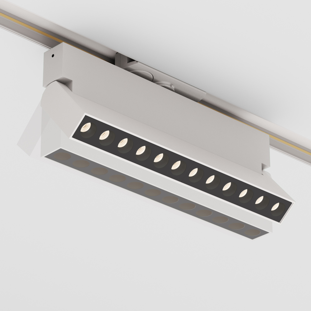Трековый светильник  TR224-1-12WCCT-M-W 21,9*3,2*-10,7 см, *LED*12W, K, Maytoni technical UNITY TR224-1-12WCCT-M-W, Белый