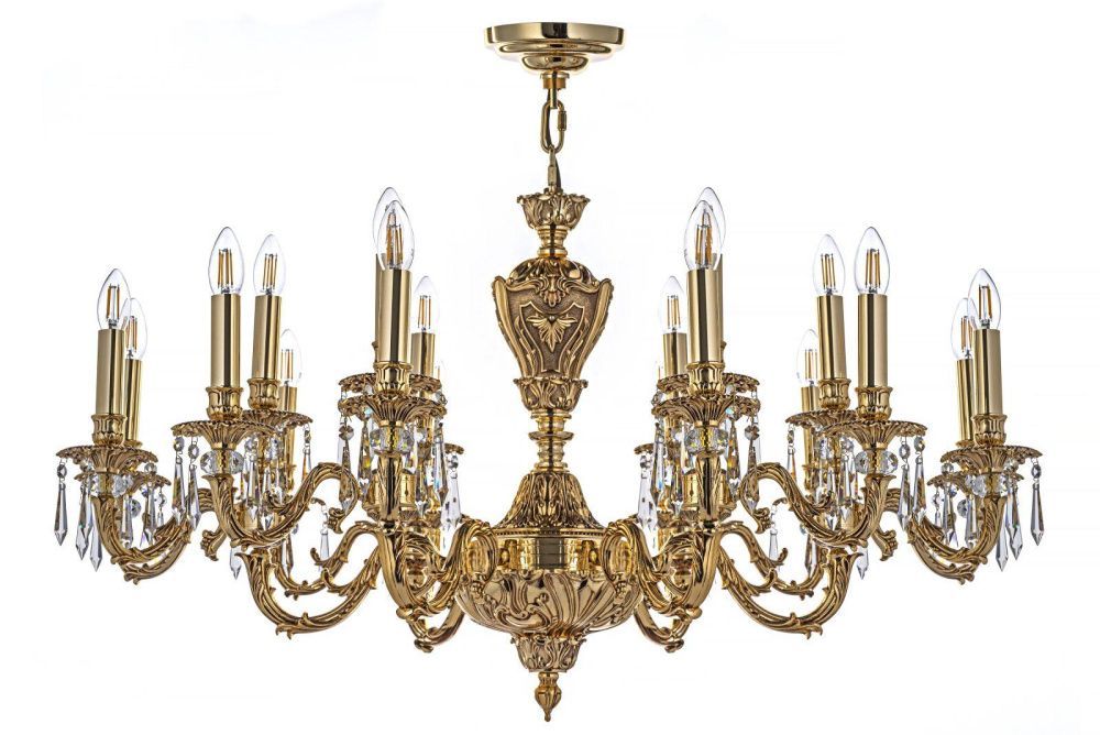 Люстра *118*53 см, 18*E14*40W, Dio D`arte Estrada Estrada E 1.1.18.600 G, Золото