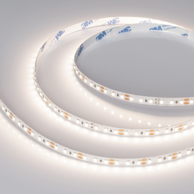 Лента NT-A120-8mm 12V Day4000 (9.6 W/m, IP20, 3528, 5m) (Arlight, Открытый) 035169. Цена указана за 5 метров. Продается кратно 5 метрам.
