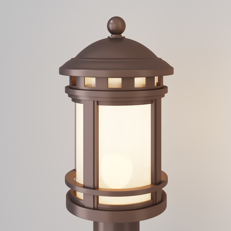 Уличный светильник 105 см Maytoni Salamanca O031FL-01BR, коричневый