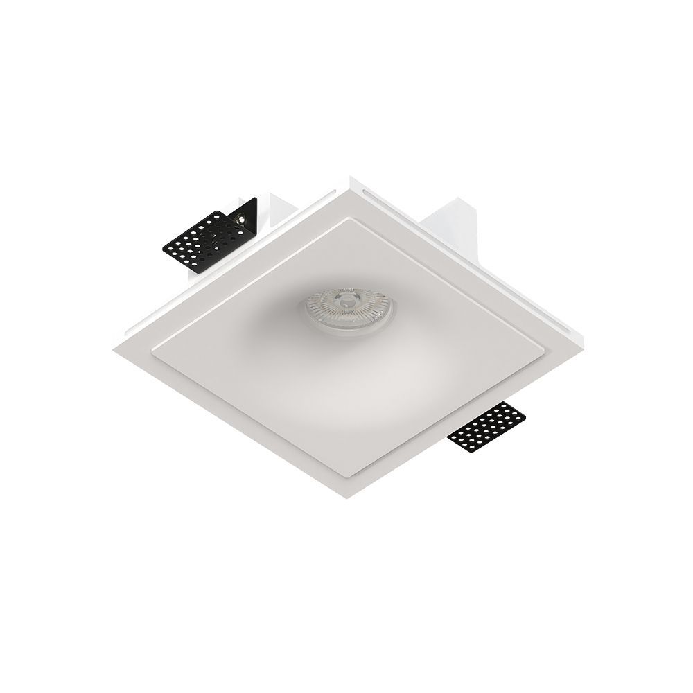 Встраиваемый потолочный гипсовый светильник Stellanova ELEKTRA SN 009, белый, вр 14,5 см