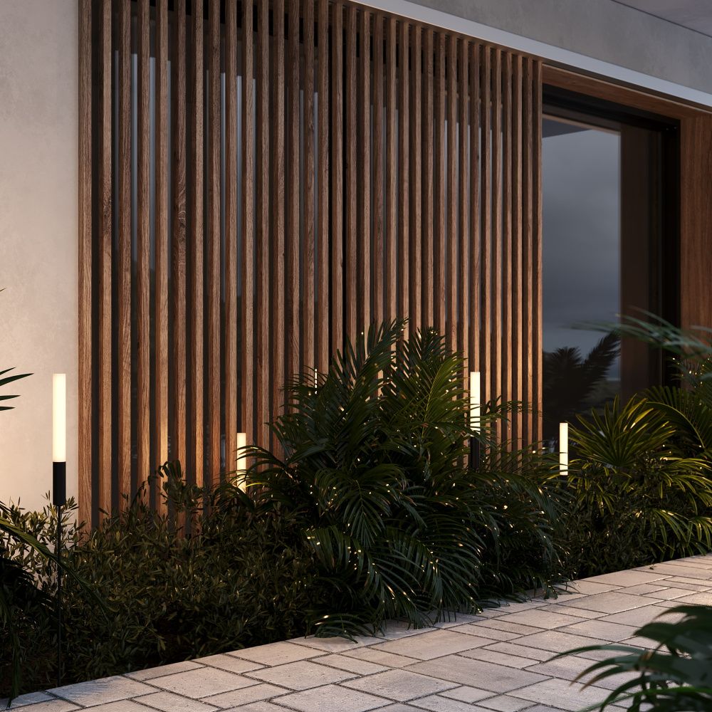 Ландшафтный светильник 80 см, LED*3W, 3000K, Maytoni Flare O487FL-L3GF3K, Графит