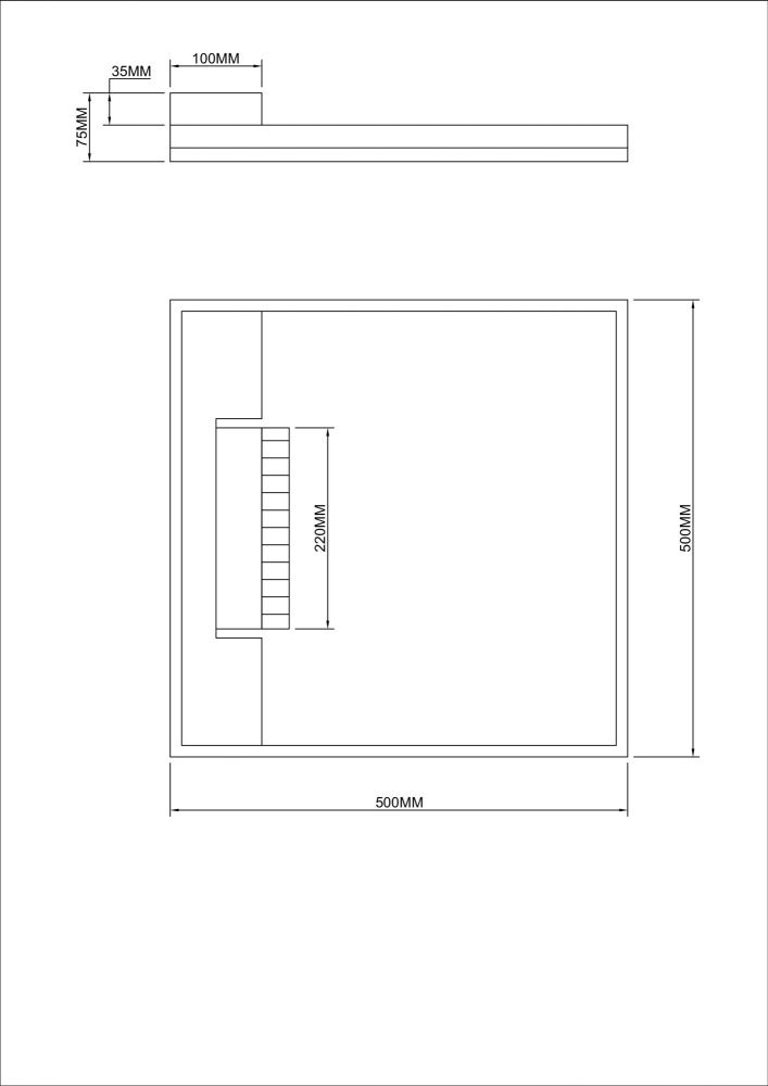 Светильник 50*50*-7,5 см, *LED*77W, Freya Рамка / Frame FR6084CL-L82W, Белый