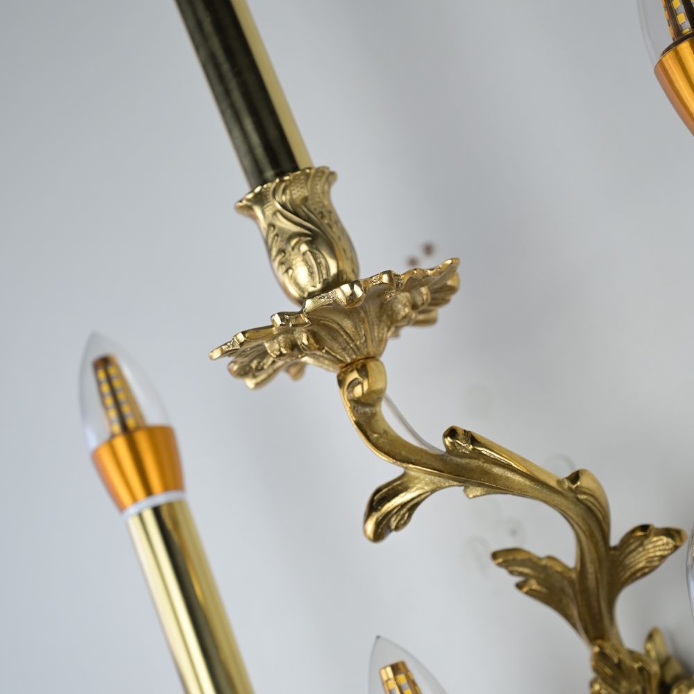 Бра Marcello Bad 85*40*40 см, 5*E14*40W, ImperiumLoft 255546-01, Золотистый