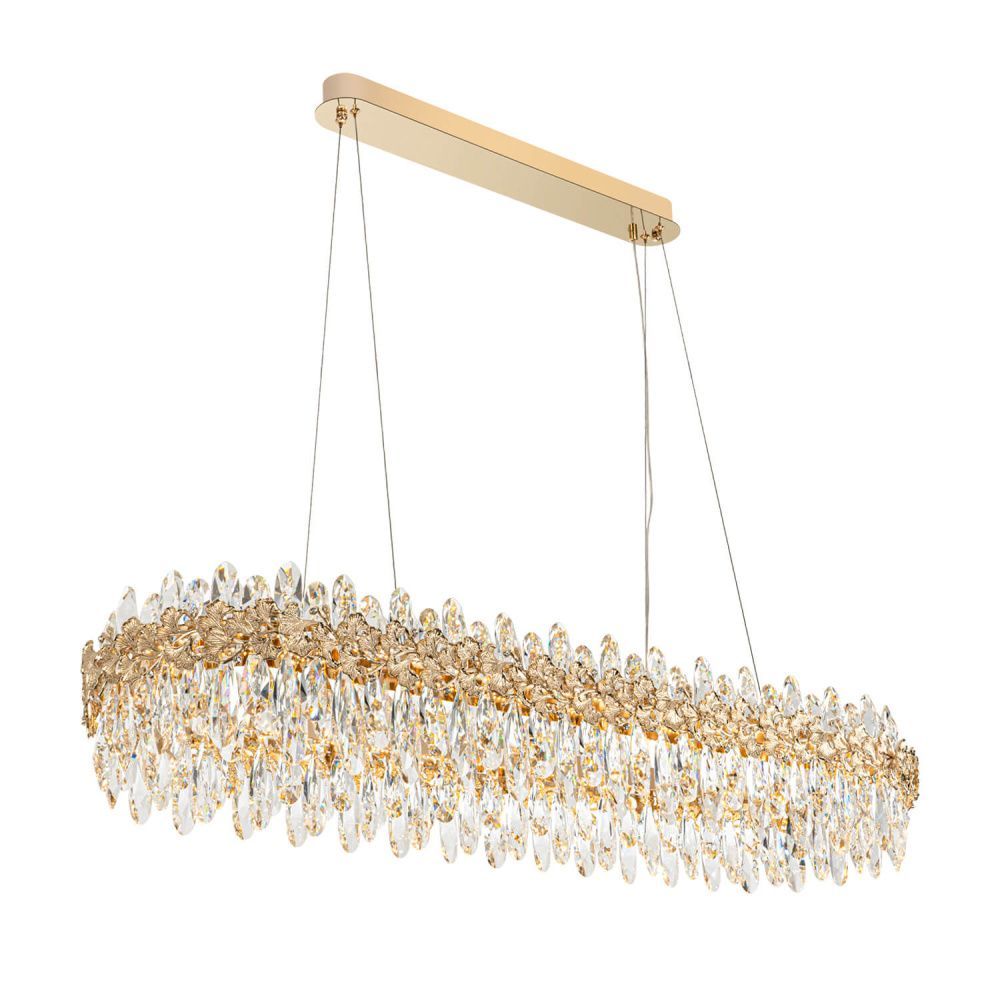 Люстра 115*36*20-155 см, *LED*113W, 3000-6000K, MODELUX  ML.9888.1200 GD, Золото